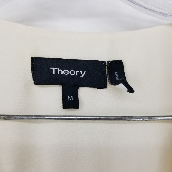 HOLD DO NOT BUY Theory Silk Ruffle Longsleeve Blouse - Picture 3 of 7